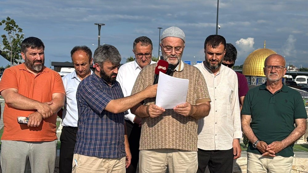 Trabzon'dan Mescid-i Aksa i�in ortak tepki