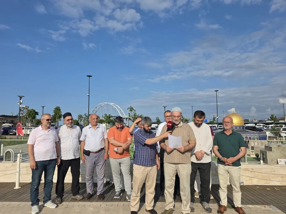 Trabzon'dan Mescid-i Aksa i�in ortak tepki